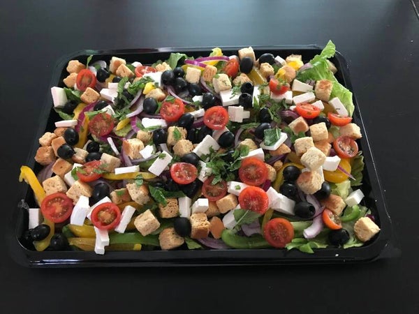 Greek Salad with Feta Cheese Grazing Platter (Feeds 5-7)