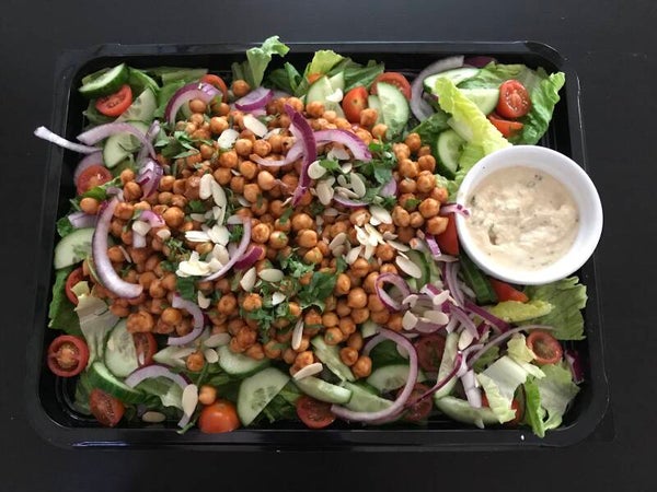 Spicy Chickpea & Houmous (vegan)			(5-7 people)