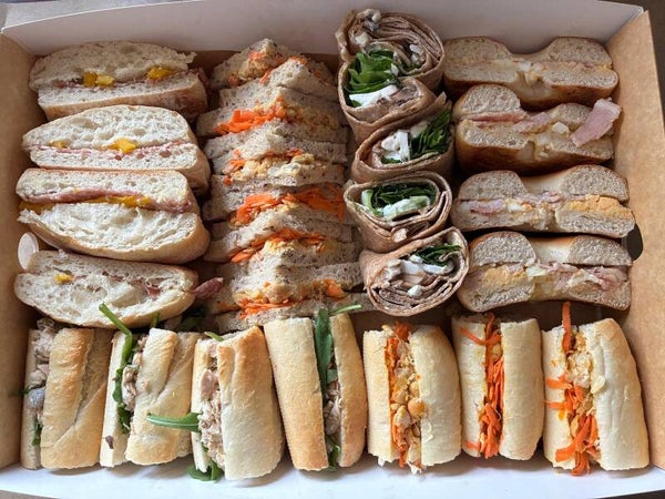 Longacres-Sandwich, Wrap, Ciabatta, Bagel  & Baguette Grazing Platter (feeds 7)