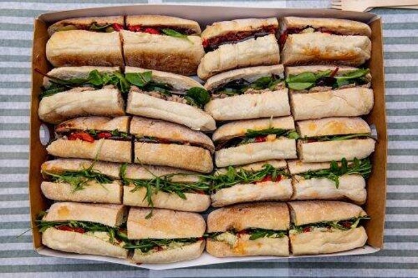 Mixed Ciabatta Grazing Platter -Large	(30 halves)