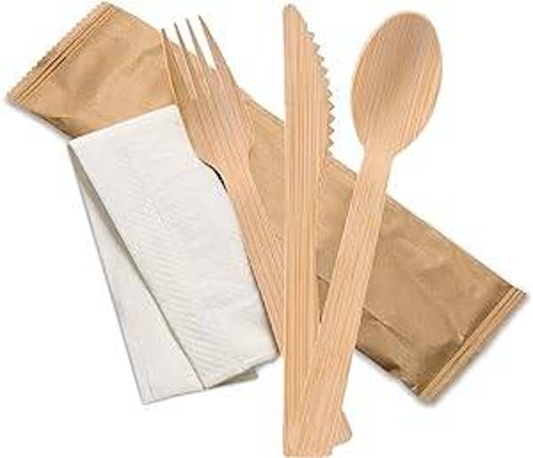 Upgrade to Biodegradable Cutlery & napkin(each)