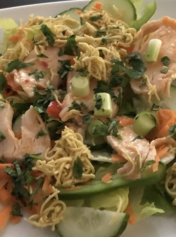 Sweet Chili Chicken Salad (feed 7)