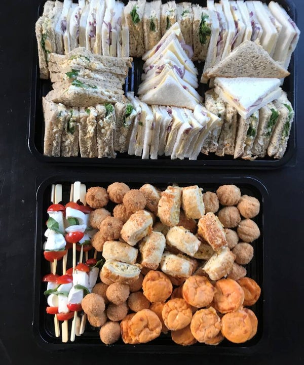 Half Day Conference Package FFFFF with disposable plates, cutlery