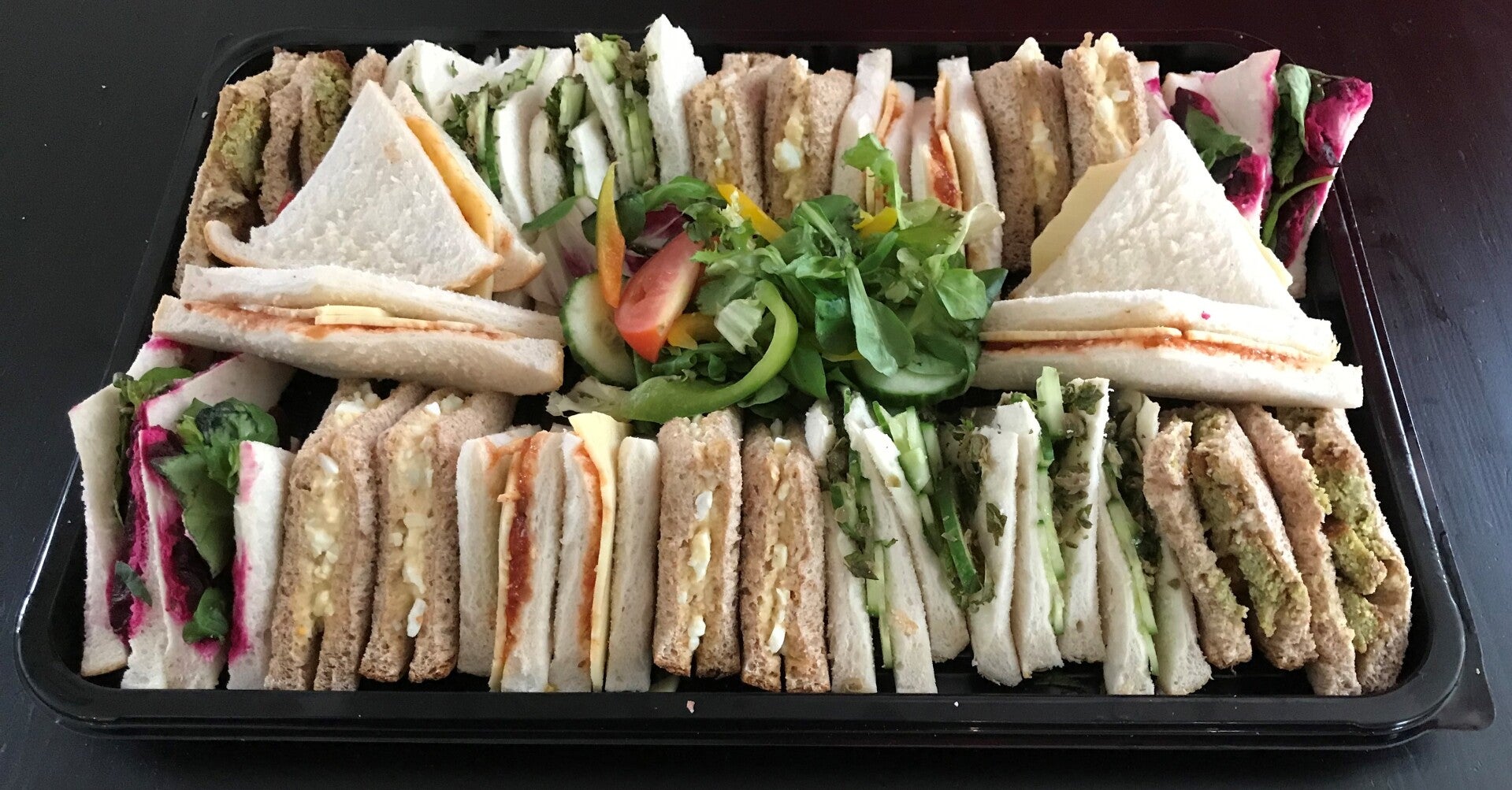 Vegetarian Sandwich Platter 1		(32 quarters - 7-9 people)
