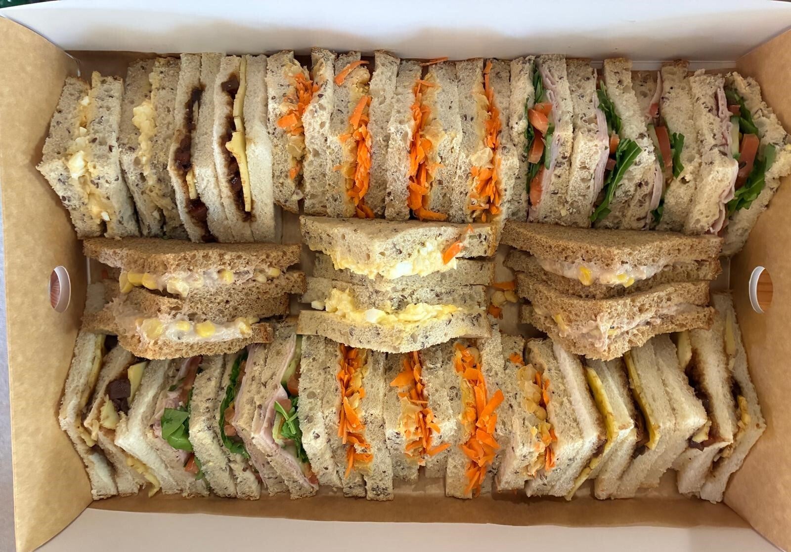Windle Brook-Mixed Sandwich Grazing Platter (40 triangles)