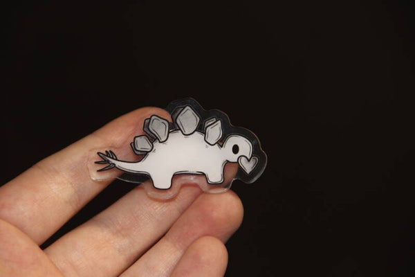 Stegosaurus pin