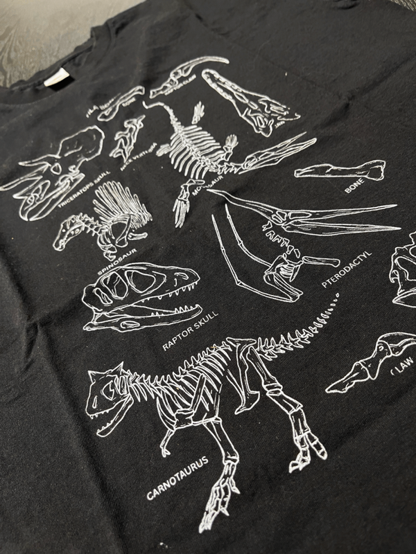 T-shirt Dinosaurs Black