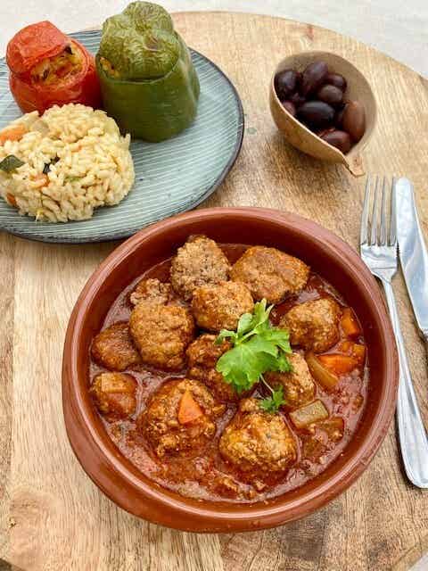Griekse balletjes in tomatensaus Maaltijdmix