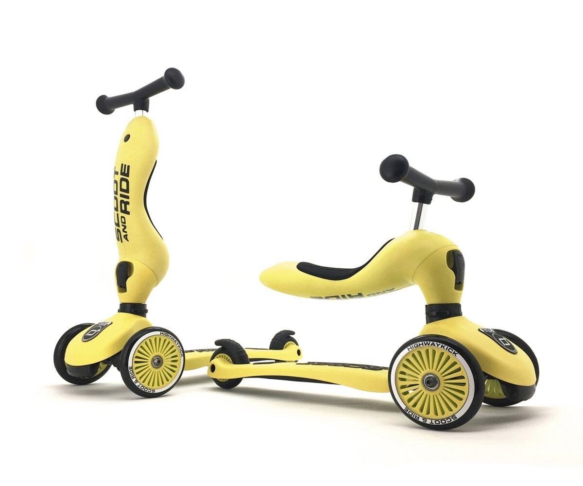 Patinete Scoot and Ride 2 en 1 Highwaykick One Lemon