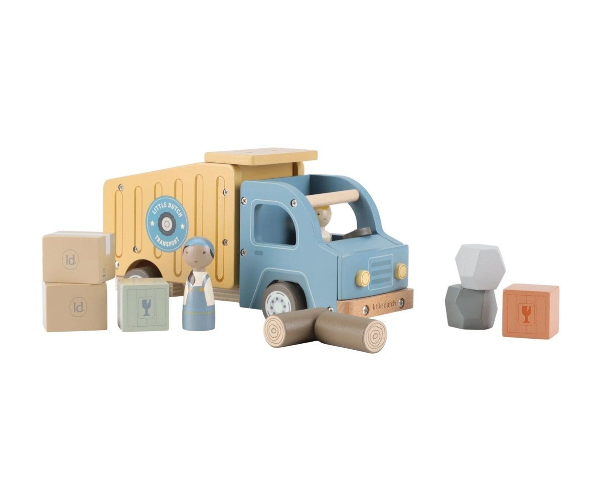 Camión Dumper de Madera