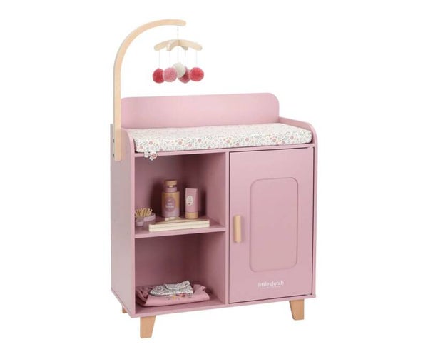 Mueble Cambiador Soft Flowers para Muñecas