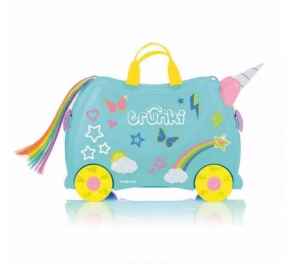 Maleta Infantil Trunki Unicornio Personalizada con Nombre – Equipaje de Mano +3 Años
