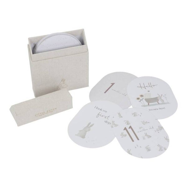 Tarjetas milestone baby bunny de Litlle Dutch
