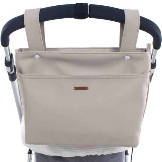 Bolso coche talega midi (mod.TM) Polipiel Piedra Uzturre