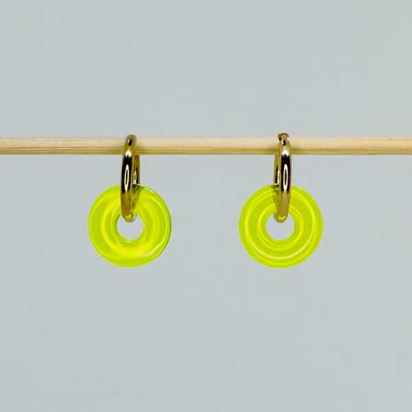 Cercle jaune translucide