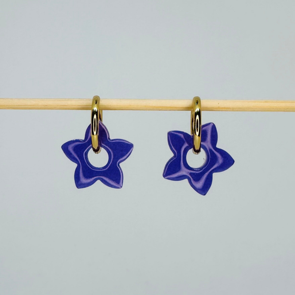 Étoile violette nacrée