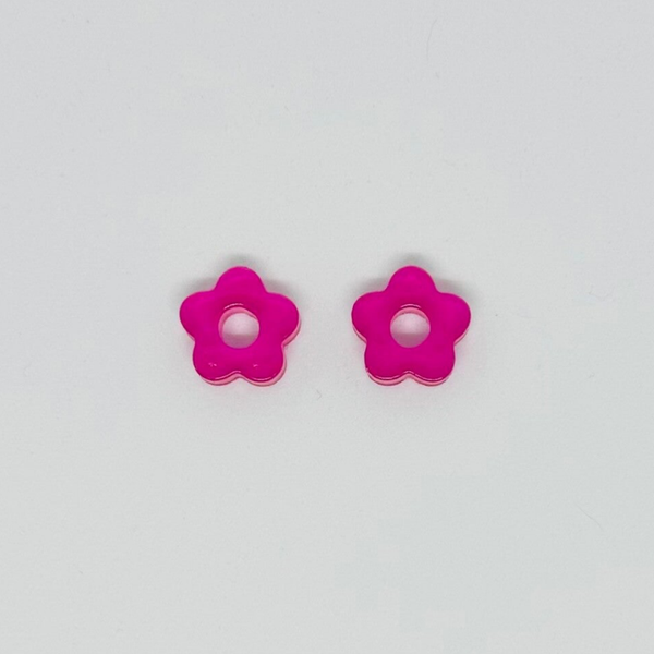 Pampille Babyflower rose translucide
