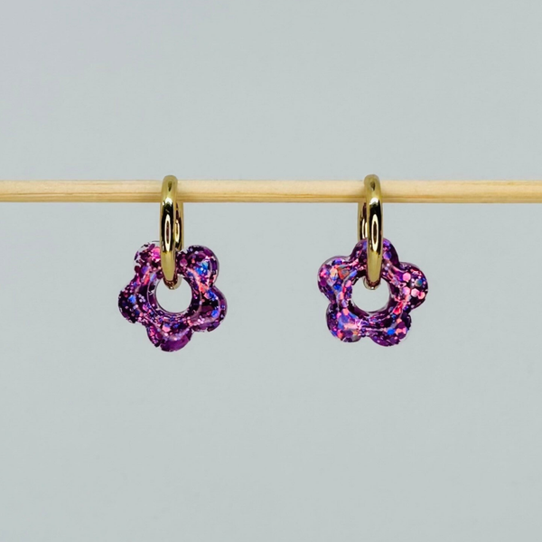 Babyflower violette pailletée