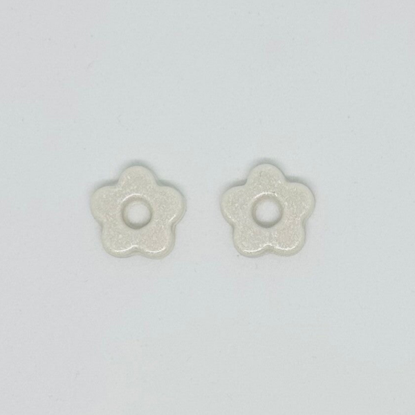 Pampille Babyflower blanche nacrée
