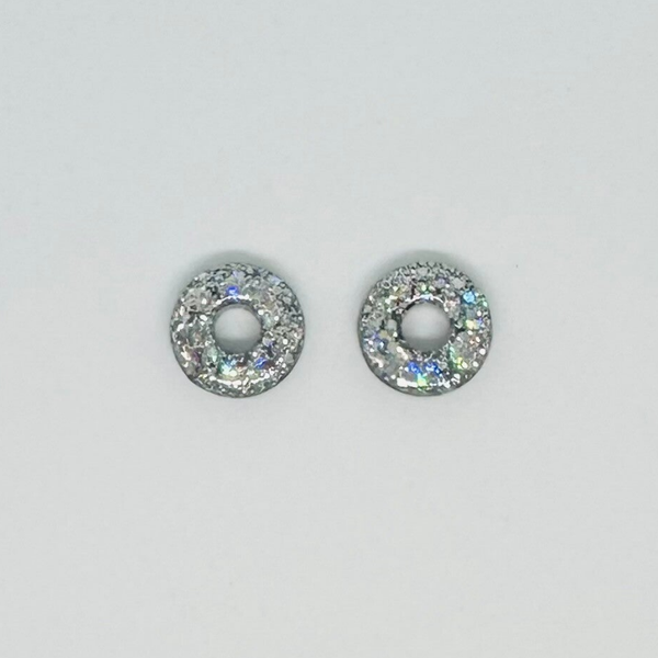 Pampille Cercle argent pailletée