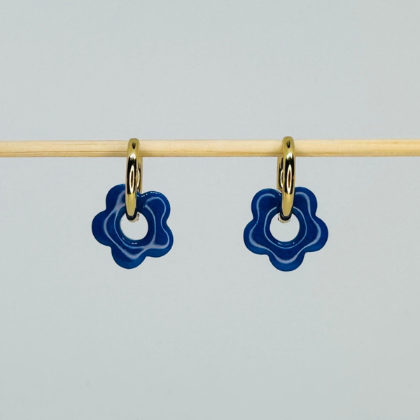 Babyflower bleue foncée nacrée