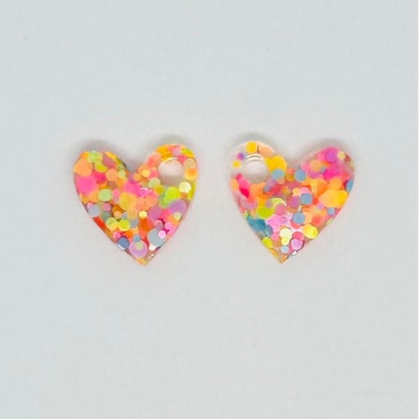 Pampille Coeur multicolore