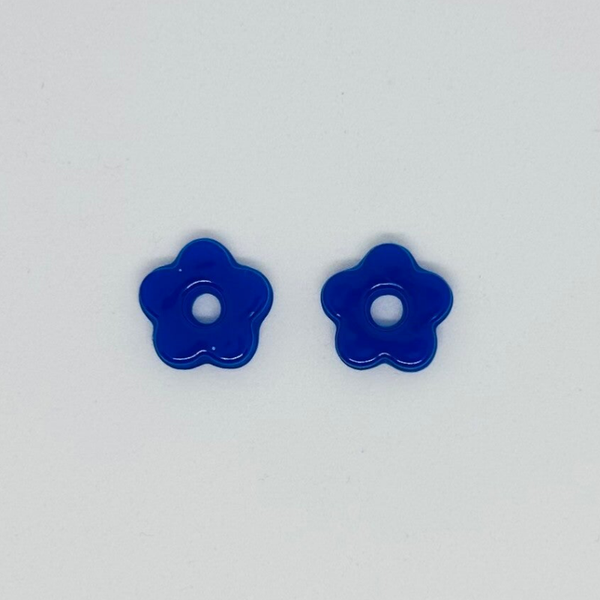Pampille Babyflower bleue foncée