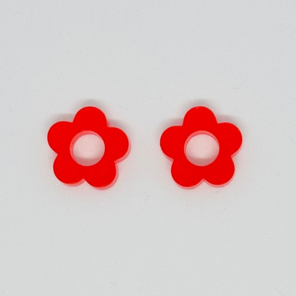 Pampille Fleur rouge grenadine