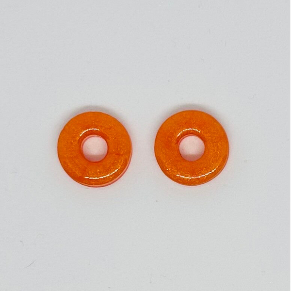 Pampille Cercle orange nacré