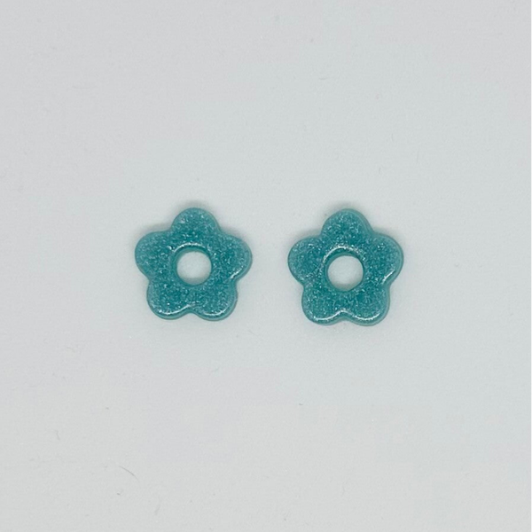 Pampille Babyflower bleue nacrée