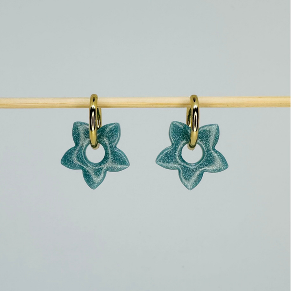 Étoile bleue nacrée