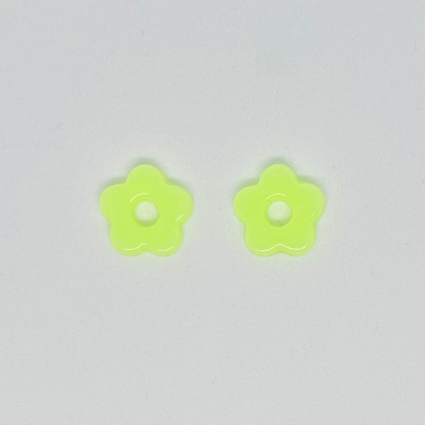 Pampille Babyflower jaune fluorescente