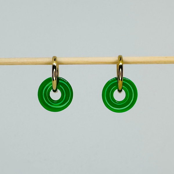 Cercle verte translucide