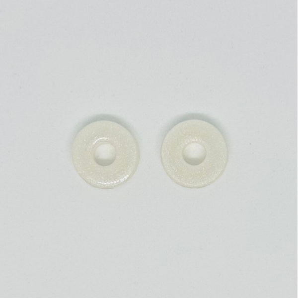Pampille Cercle blanc nacré