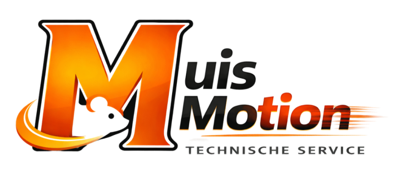 logo van technische service Muis Motion van Cor Muis. Technische service onderhoud reparaties storingen oplossen aan technische apparatuur en installaties. ervaren betrouwbaar professioneel snelle diagnose en herstel