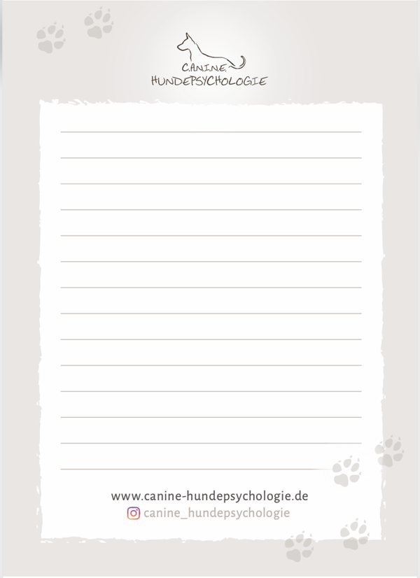 Block CANINE Hundepsychologie A7