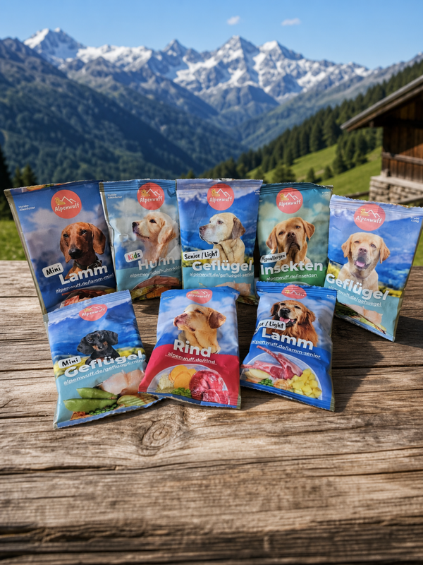 Probier Paket "Alpenwuff" Komplettset KOSTENLOS
