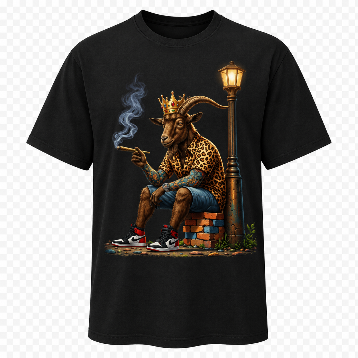King Goat Streetwear Tee: Comfort Colors 1717