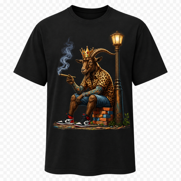 King Goat Streetwear Tee: Comfort Colors 1717