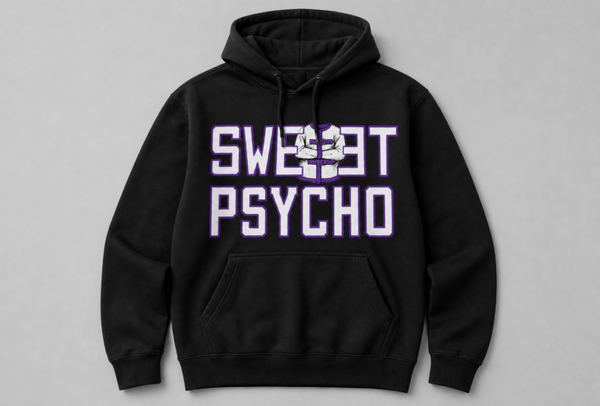 Sweet Psycho, Black with Violet Trim