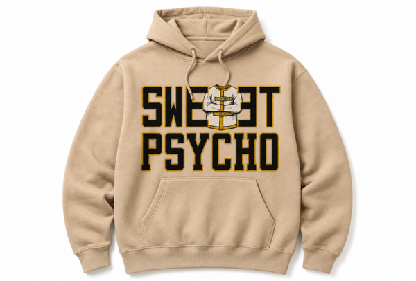 Sweet Psycho, Sandstone with Gold Trim