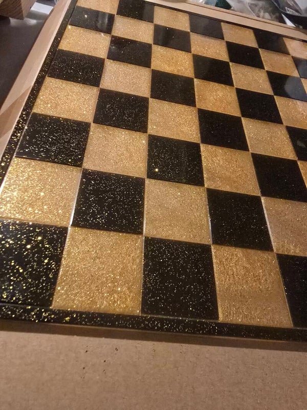 NOLA Epoxy Chess Set
