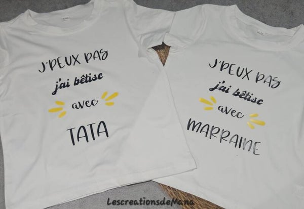 Tee-shirt enfant ( MARRAINE)
