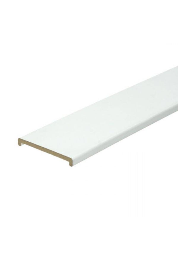 U profiel voor wangpaneel Wit 240x6,6 cm