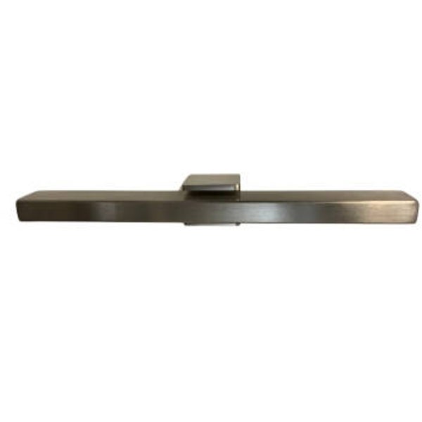 Trapleuning RVS  geborstelde model plat 120 cm