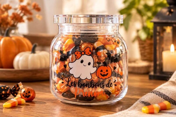 Bonbonnière Halloween personnalisée