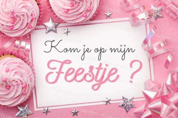 Uitnodiging Feestje - Meisje 04