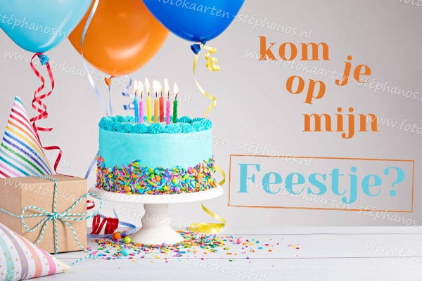 Uitnodiging Feestje - Meisje 06