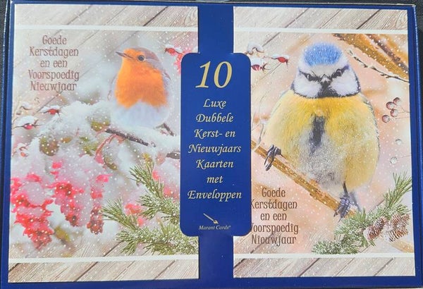 1 doosje Goede kerstkaarten 12