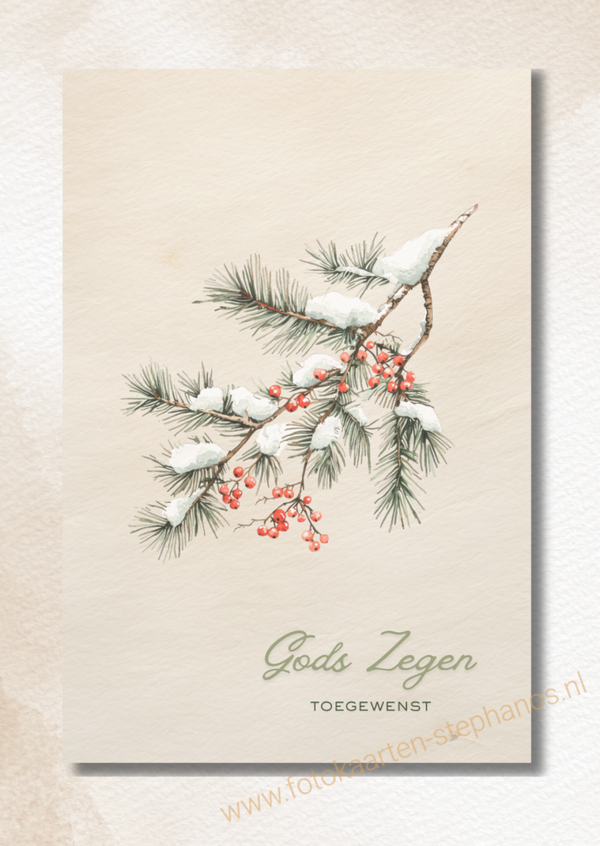 Kerst & Nieuwjaar - Luxe kerstkaarten 25